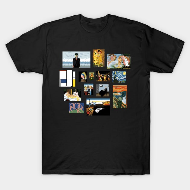 Pixel art gallery T-Shirt by Just Keep Creating